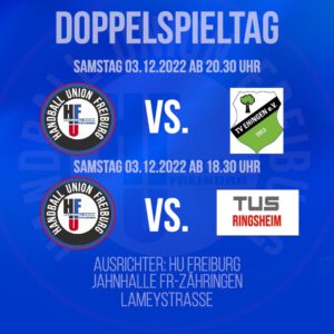 Ticket “Doppelspieltag” am 03.12.2022 in der Jahnhalle FR-Zähringen