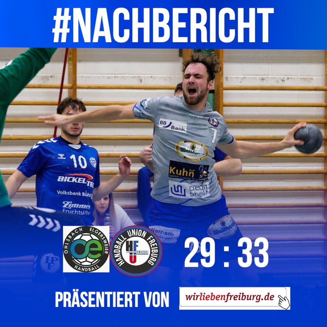 Read more about the article <strong>Handball Union Freiburg mit wichtigem Auswärtssieg </strong>