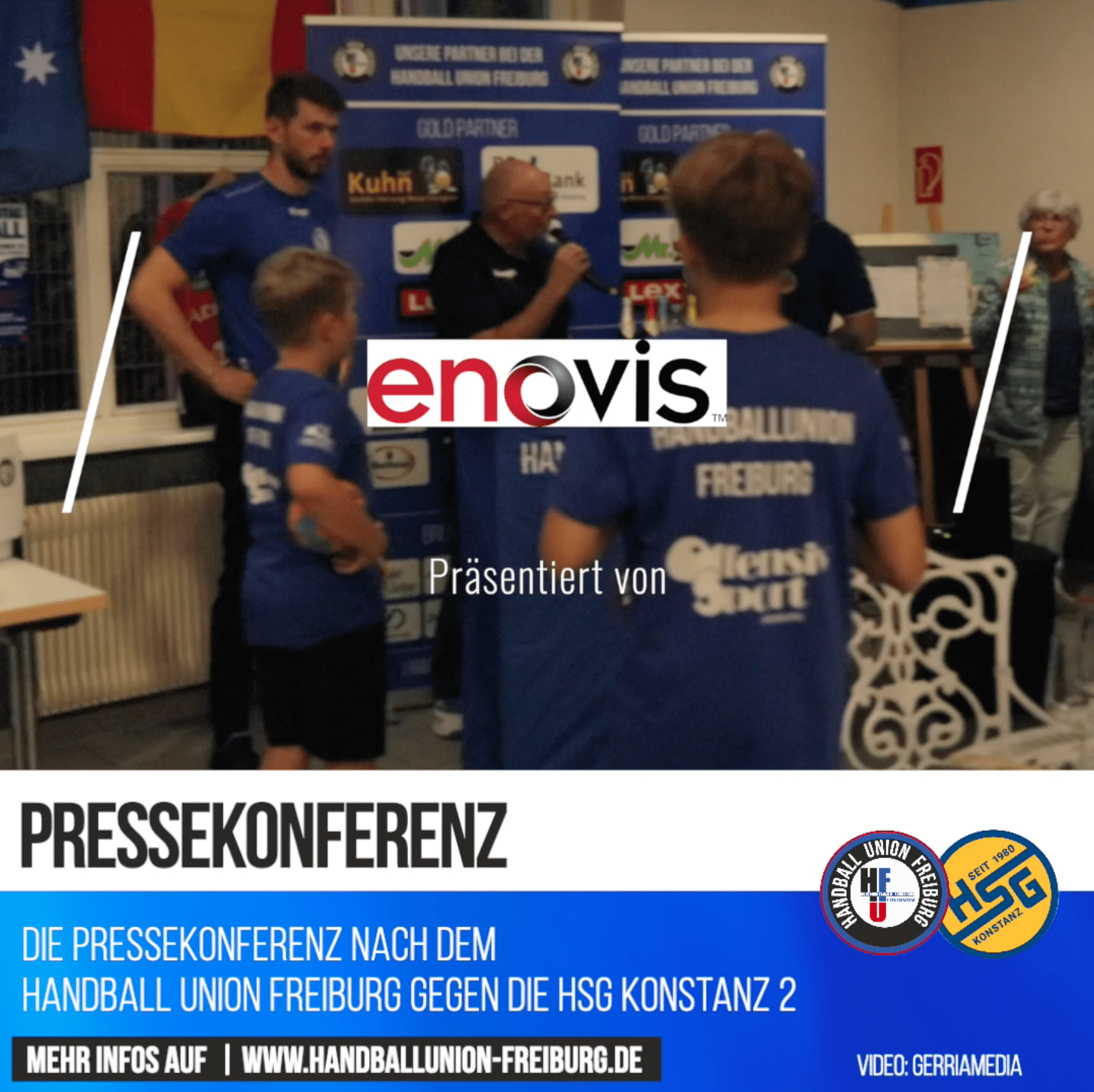 Read more about the article Pressekonferenz zum Spiel Handball Union Freiburg vs. HSG Konstanz
