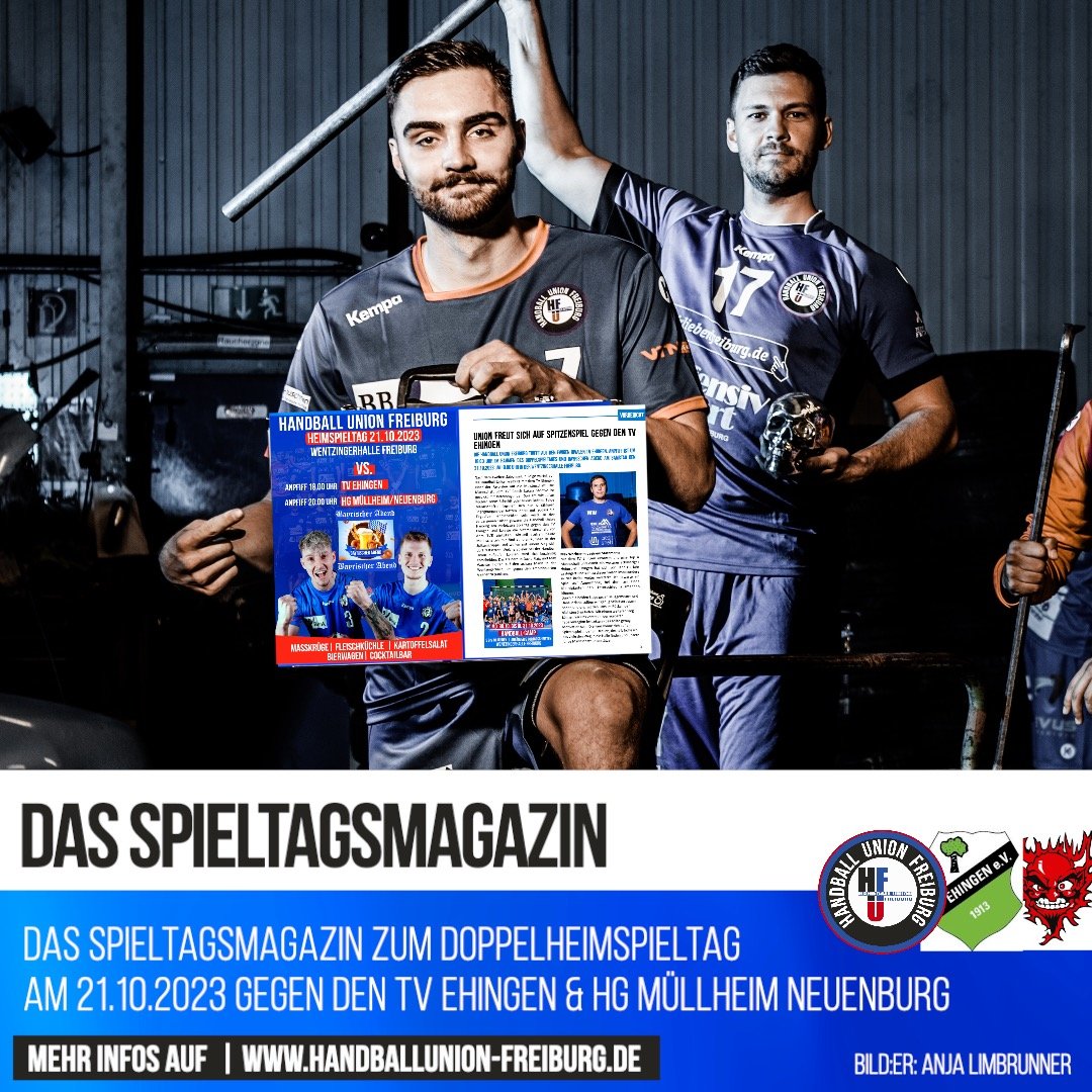 Read more about the article Das Spieltagsmagazin zum Doppelheimspieltag am 21.10.2023