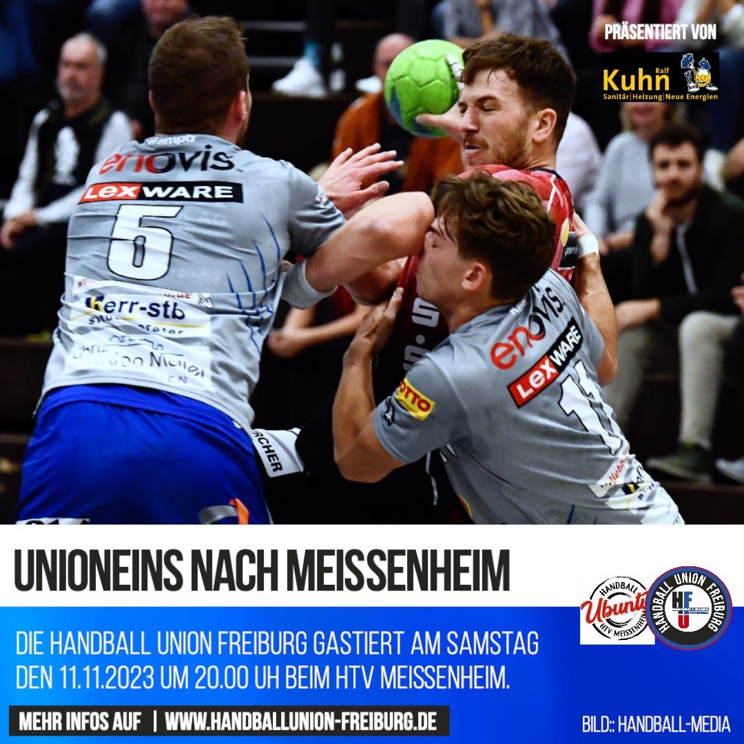 Read more about the article UnionEins mit Auswärtsspiel beim heimstarken HTV Meißenheim 