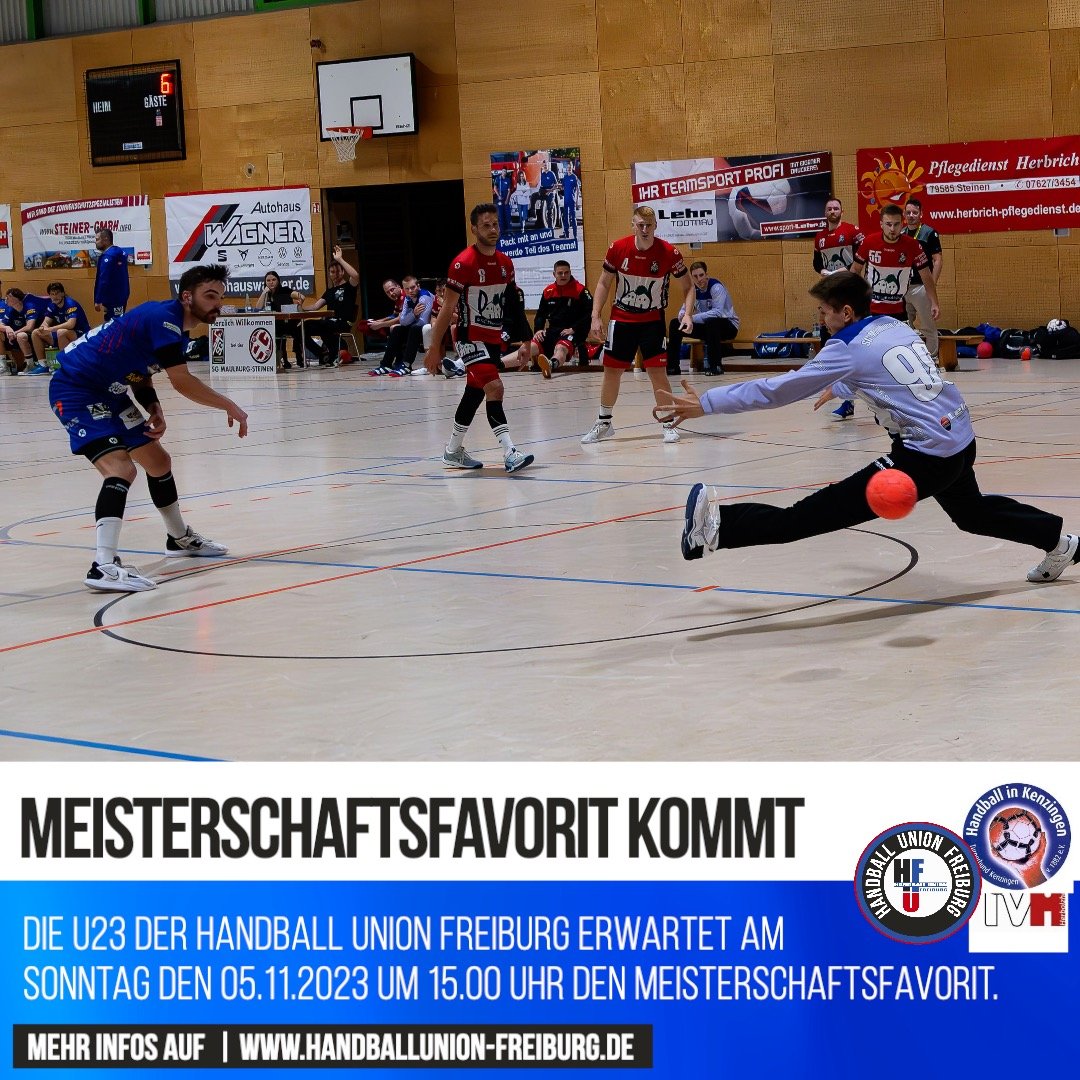 Read more about the article Der Meisterschaftsfavorit kommt nach Freiburg